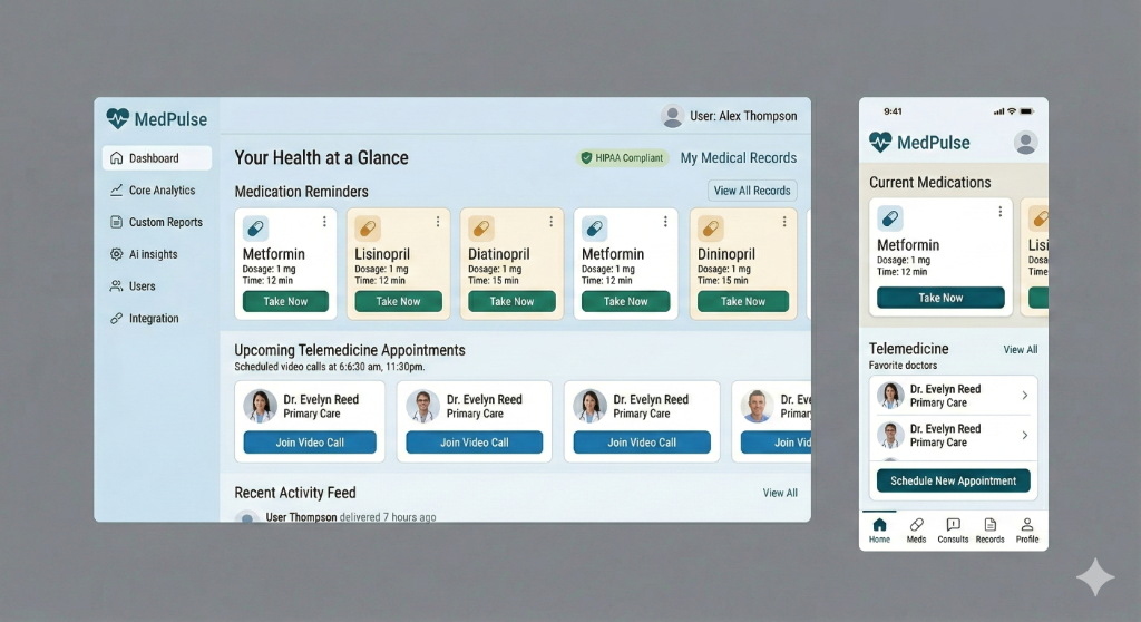 MedPulse — Healthcare Companion App